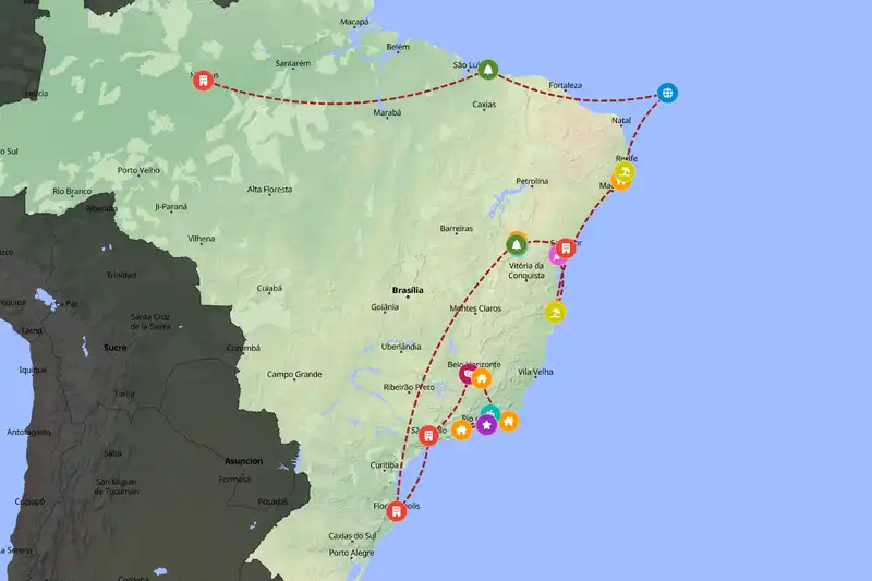 Backpacking in Brazil
