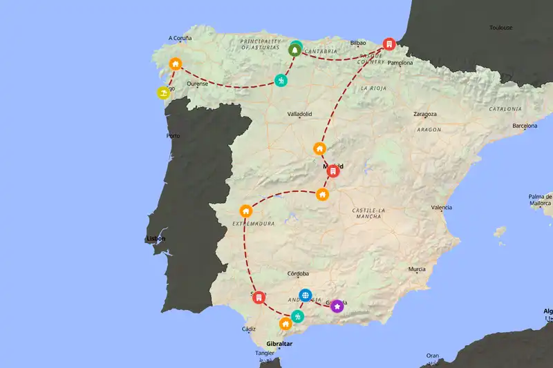 Backpacking in Spain
