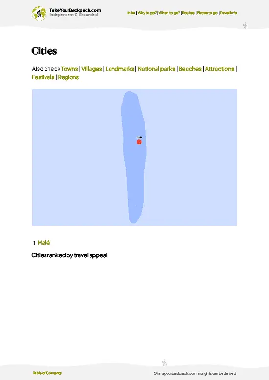 example page 6 from our offline Travel Guide for Maldives