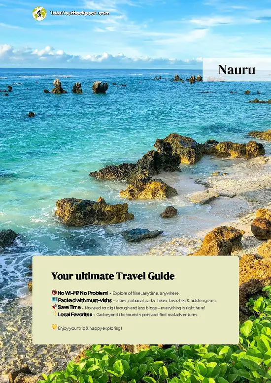 example page 0 from our offline Travel Guide for Nauru
