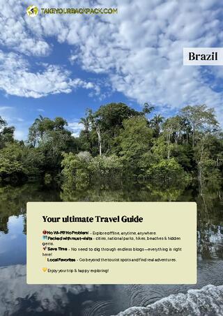 example page 0 from our offline Travel Guide for Brazil