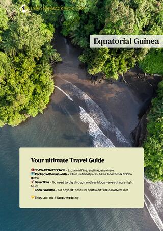 example page 0 from our offline Travel Guide for Equatorial Guinea