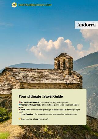 example page 0 from our offline Travel Guide for Andorra