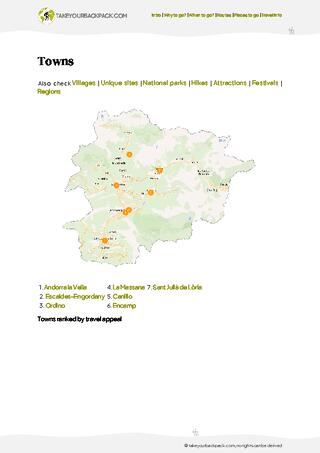 example page 4 from our offline Travel Guide for Andorra