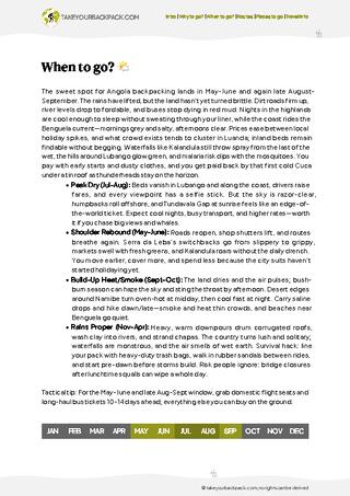 example page 1 from our offline Travel Guide for Angola