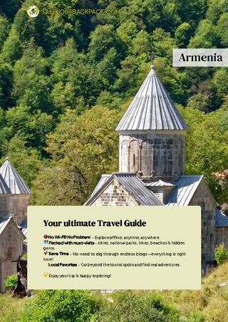 example page 0 from our offline Travel Guide for Armenia