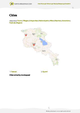example page 4 from our offline Travel Guide for Armenia