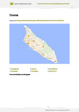 example page 4 from our offline Travel Guide for Aruba
