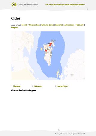 example page 4 from our offline Travel Guide for Bahrain