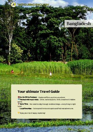 example page 0 from our offline Travel Guide for Bangladesh