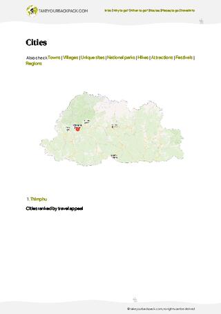 example page 4 from our offline Travel Guide for Bhutan