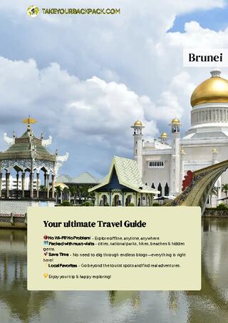 example page 0 from our offline Travel Guide for Brunei