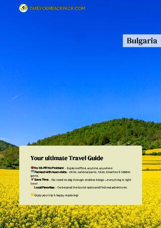example page 0 from our offline Travel Guide for Bulgaria