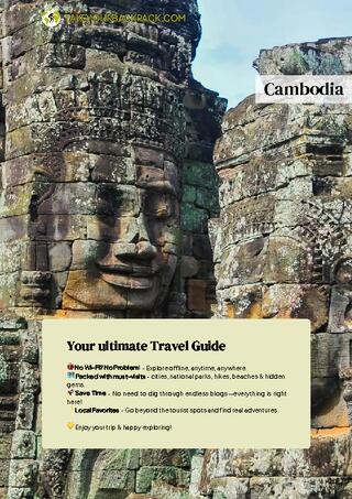 example page 0 from our offline Travel Guide for Cambodia