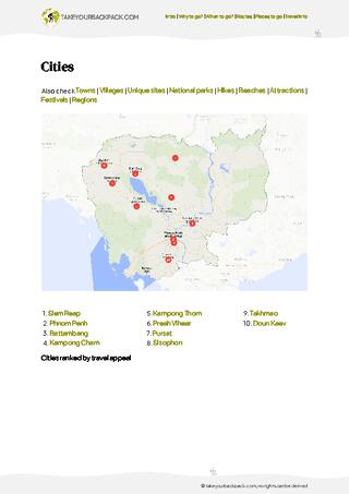 example page 4 from our offline Travel Guide for Cambodia