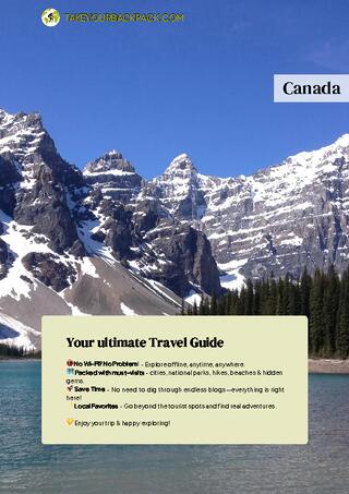 example page 0 from our offline Travel Guide for Canada