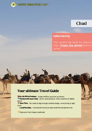 example page 0 from our offline Travel Guide for Chad