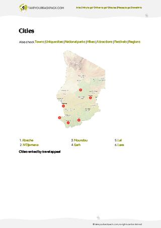example page 4 from our offline Travel Guide for Chad