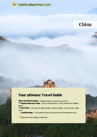 example page 0 from our offline Travel Guide for China