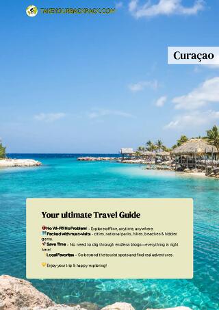 example page 0 from our offline Travel Guide for Curaçao