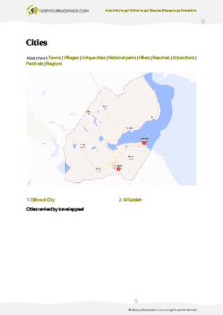 example page 4 from our offline Travel Guide for Djibouti