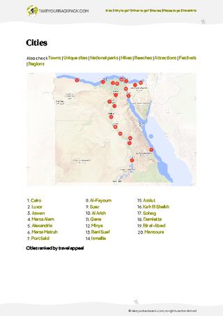 example page 4 from our offline Travel Guide for Egypt
