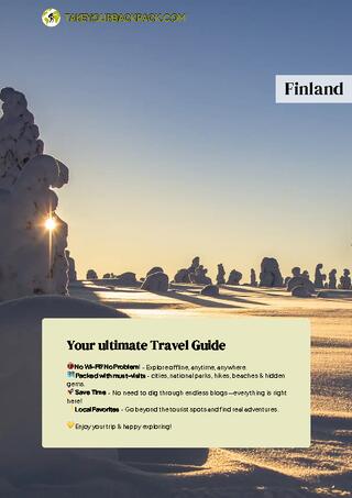 example page 0 from our offline Travel Guide for Finland
