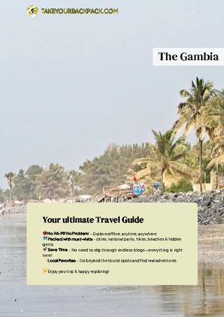 example page 0 from our offline Travel Guide for Gambia