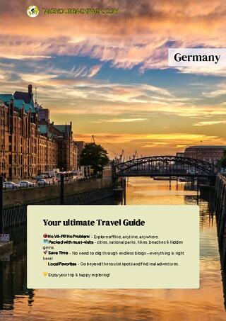 example page 0 from our offline Travel Guide for Germany