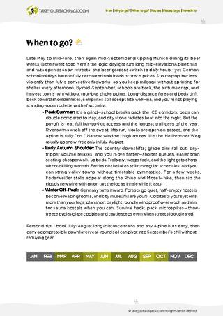 example page 1 from our offline Travel Guide for Germany