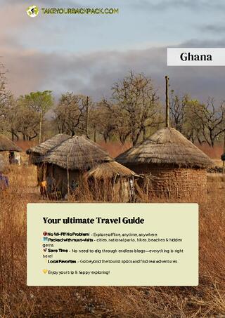 example page 0 from our offline Travel Guide for Ghana