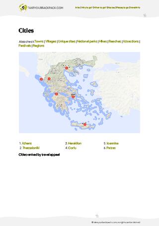 example page 4 from our offline Travel Guide for Greece