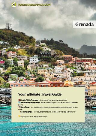 example page 0 from our offline Travel Guide for Grenada