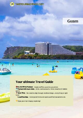 example page 0 from our offline Travel Guide for Guam