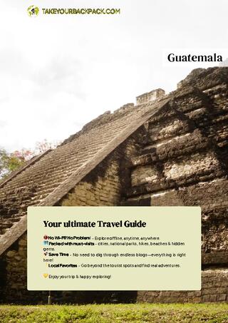 example page 0 from our offline Travel Guide for Guatemala