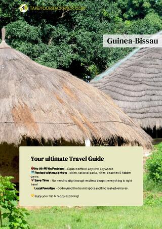example page 0 from our offline Travel Guide for Guinea-Bissau