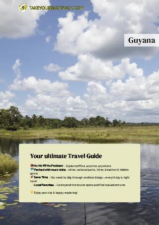 example page 0 from our offline Travel Guide for Guyana