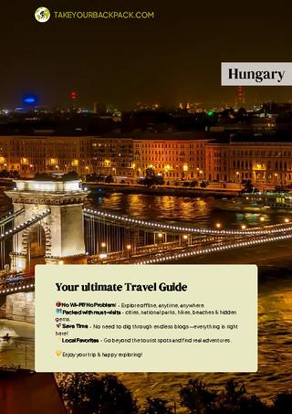 example page 0 from our offline Travel Guide for Hungary