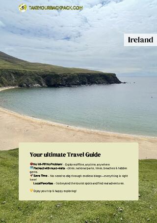 example page 0 from our offline Travel Guide for Ireland