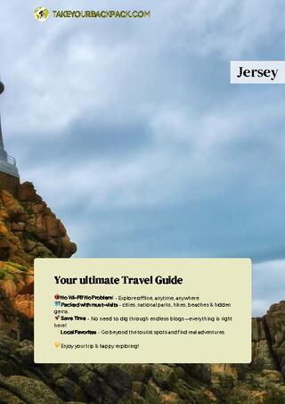 example page 0 from our offline Travel Guide for Jersey