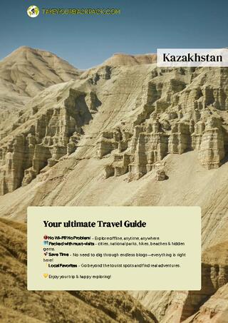 example page 0 from our offline Travel Guide for Kazakhstan