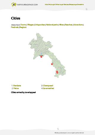 example page 4 from our offline Travel Guide for Laos