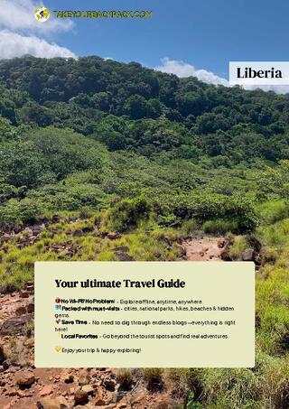example page 0 from our offline Travel Guide for Liberia