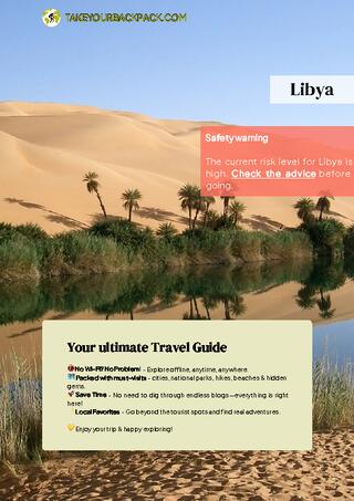example page 0 from our offline Travel Guide for Libya