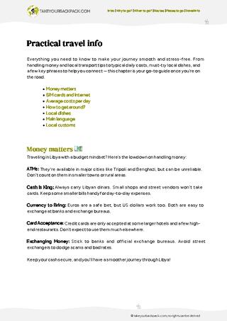 example page 5 from our offline Travel Guide for Libya