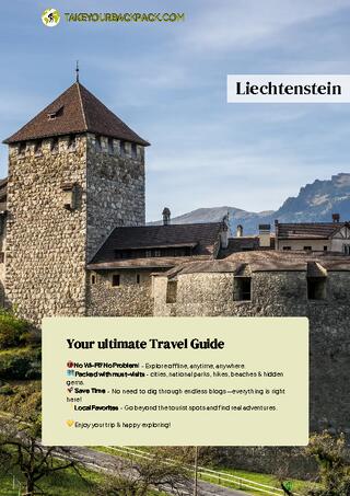 example page 0 from our offline Travel Guide for Liechtenstein