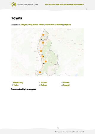 example page 4 from our offline Travel Guide for Liechtenstein