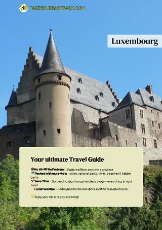 example page 0 from our offline Travel Guide for Luxembourg