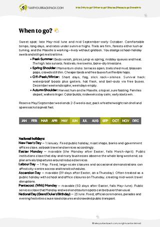 example page 1 from our offline Travel Guide for Luxembourg
