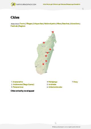 example page 4 from our offline Travel Guide for Madagascar